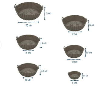Molde Protector para freidora x 6 und